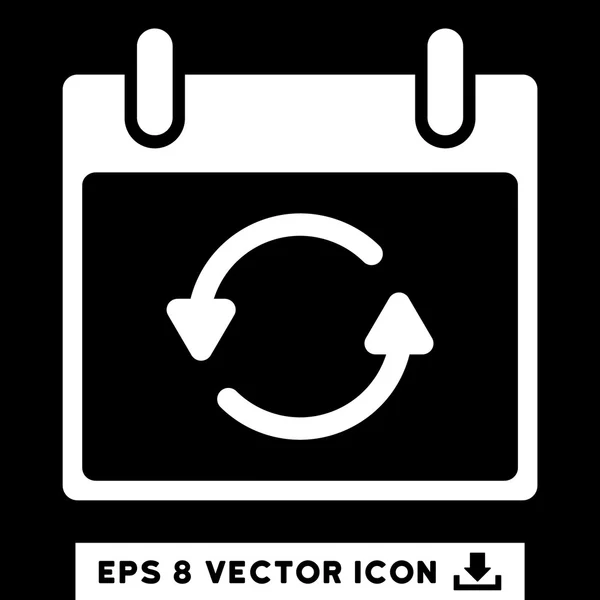 Refresh Calendar Day Vector Eps Icon — Stock Vector