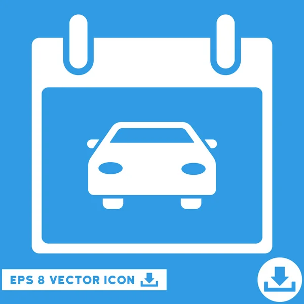 Auto Kalender Tag Vektor eps Symbol — Stockvektor