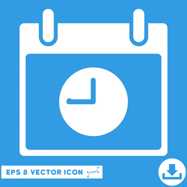 Uhr Kalendertag Vektor eps Symbol — Stockvektor