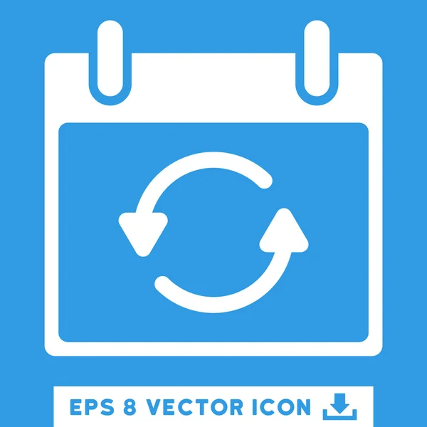 Aktualisieren Kalendertag Vektor eps Symbol — Stockvektor