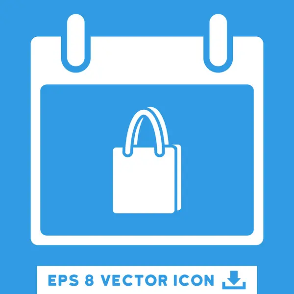 Календарь покупок День вектора Eps икона — стоковый вектор