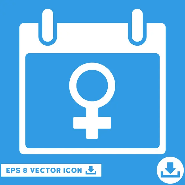 Икона "Векторные эры", посвящённая женскому символу Венеры — стоковый вектор