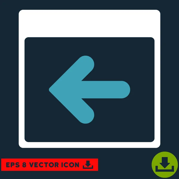 Anterior Día del calendario Vector Eps icono — Archivo Imágenes Vectoriales