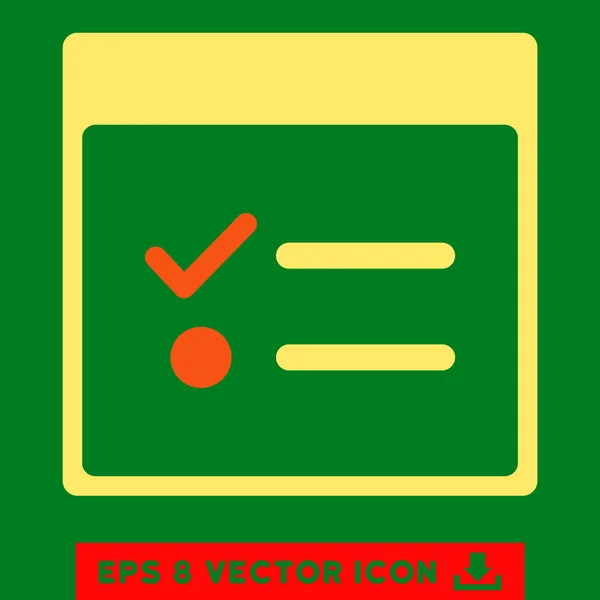 Todo Itens Página de Calendário Vector Eps Icon — Vetor de Stock