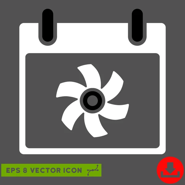 Fan Kalender Tag Vektor eps Symbol — Stockvektor