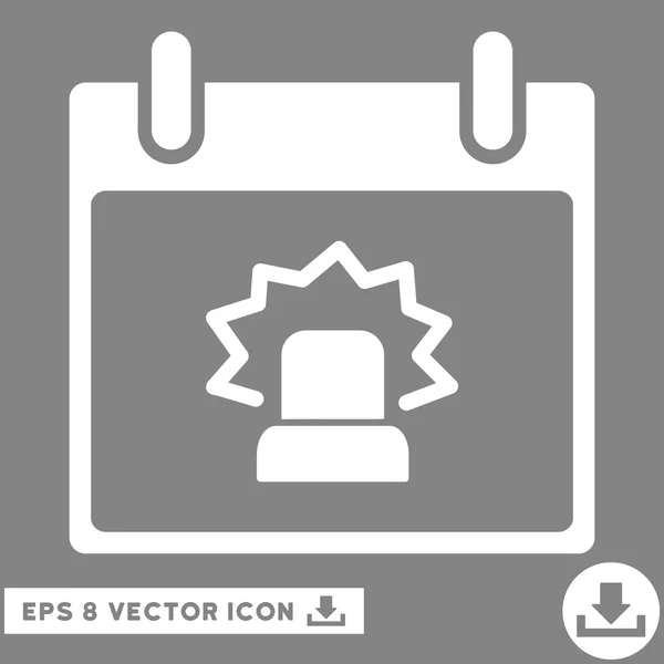 Alerta Calendario Día Vector Eps icono — Vector de stock