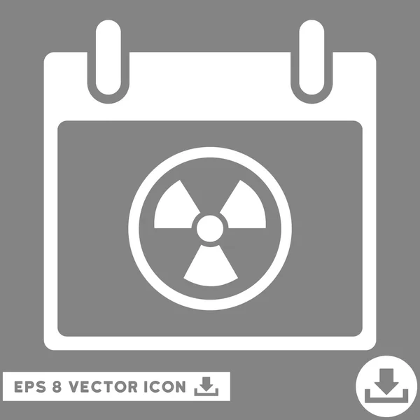 Atomic Calendar Day Vector Eps Icon — Stock Vector