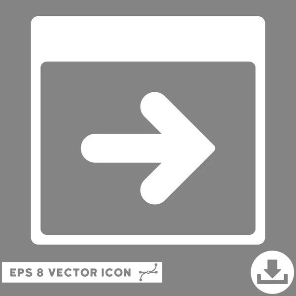 Nächster Kalendertag Vektor eps icon — Stockvektor