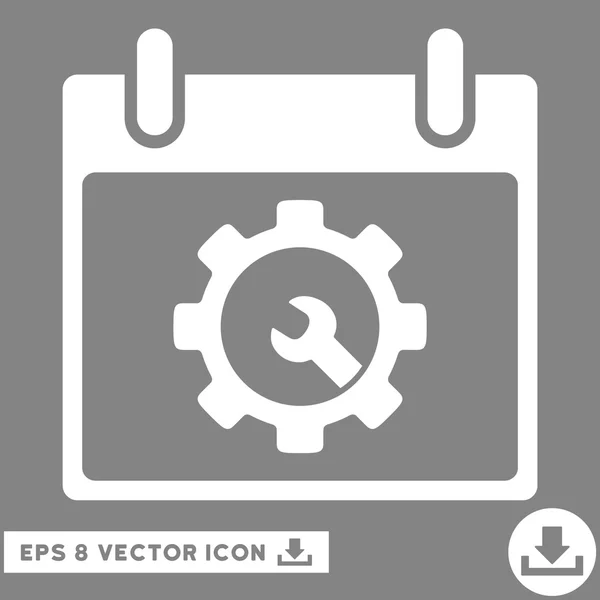 Opties Tools kalenderpictogram dag Vector Eps — Stockvector