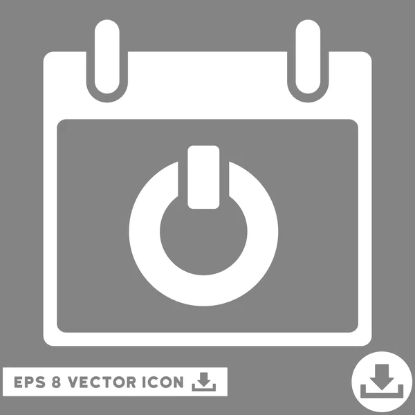 Activar el día del calendario Vector Eps icono — Vector de stock