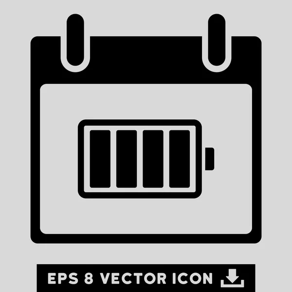День батареї Векторні піктограми Eps — стоковий вектор