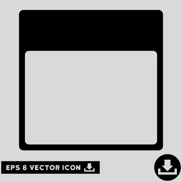 Calendrier Page Modèle vectoriel Eps Icône — Image vectorielle