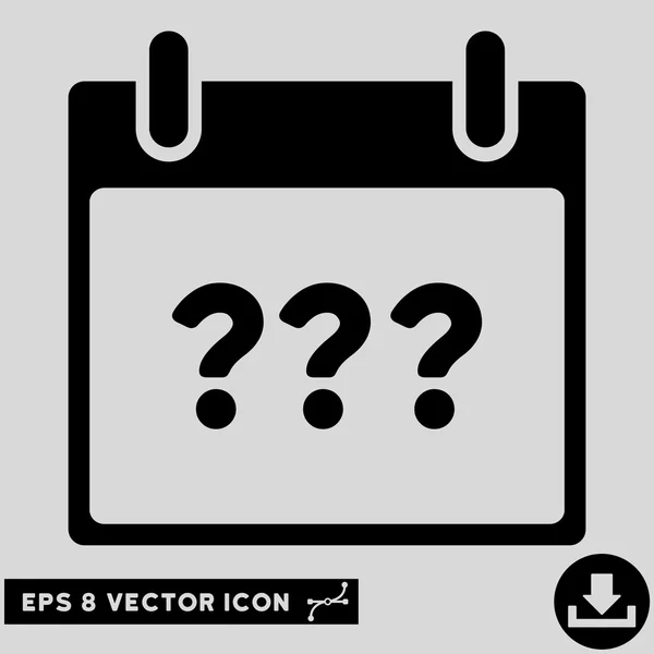 Desconocido Calendario del día Página Vector Eps icono — Vector de stock