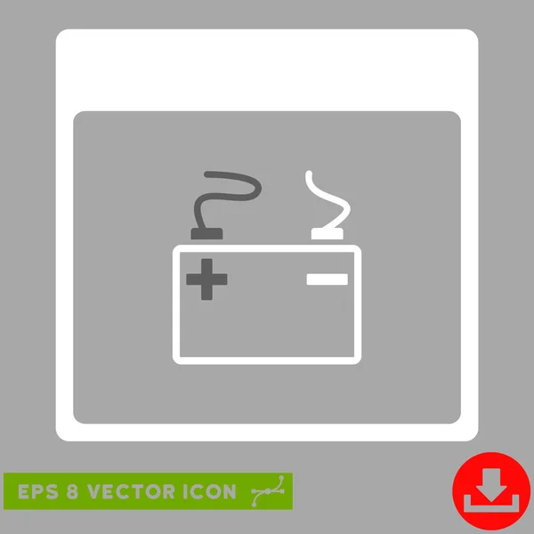 Página de calendário do acumulador Vector Eps Icon — Vetor de Stock