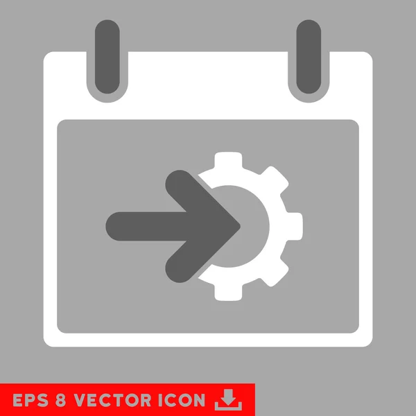 COG Integration kalenderikonen dag vektor Eps — Stock vektor