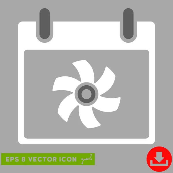 Fan Kalender Tag Vektor eps Symbol — Stockvektor