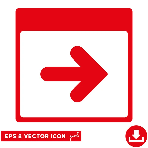 Nächster Kalendertag Vektor eps icon — Stockvektor