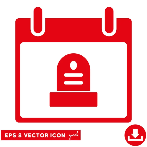 Rip monument kalendertag vektor eps icon — Stockvektor