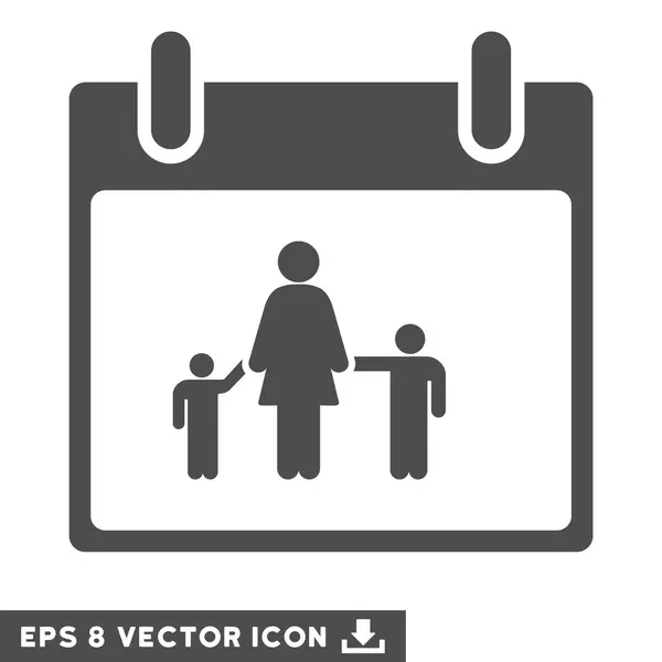 Mãe Calendário Dia Vector Eps Ícone — Vetor de Stock