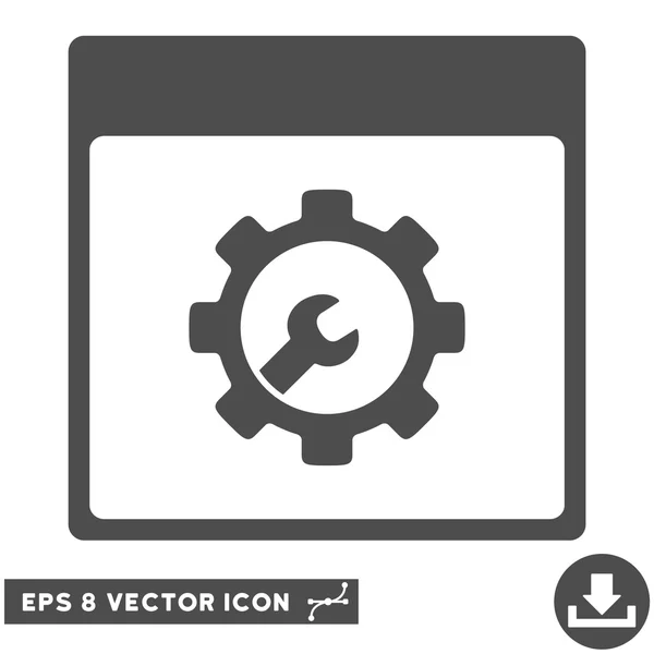 Setup Tools kalenderpictogram pagina Vector Eps — Stockvector