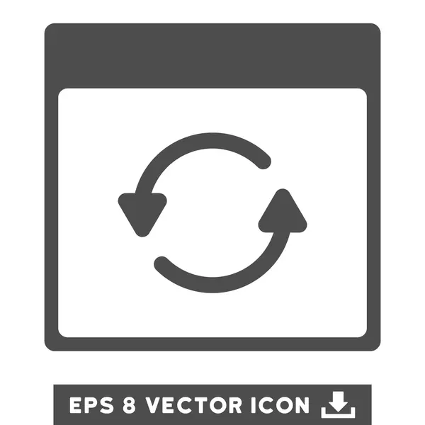 Actualización Calendario Página Vector Eps icono — Vector de stock