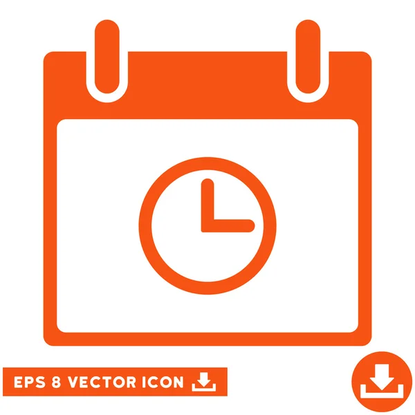 Time Calendar Day Vector Eps Icon — Stock Vector