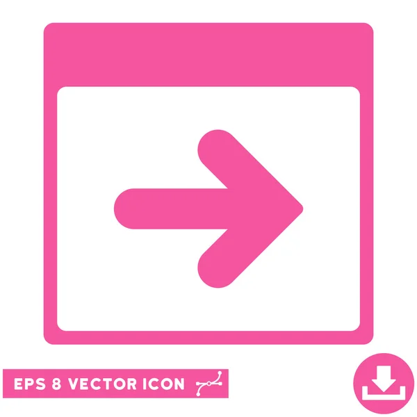 Next Calendar Day Vector Eps Icon — Stock Vector