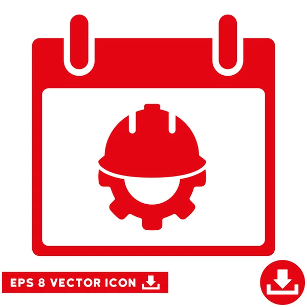 Development Calendar Day Vector Eps Icon — Stock Vector