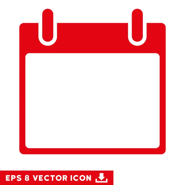 Empty Calendar Leaf Vector Eps Icon — Stock Vector