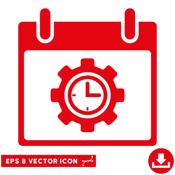 Zeit Gang Kalender Tag Vektor eps Symbol — Stockvektor