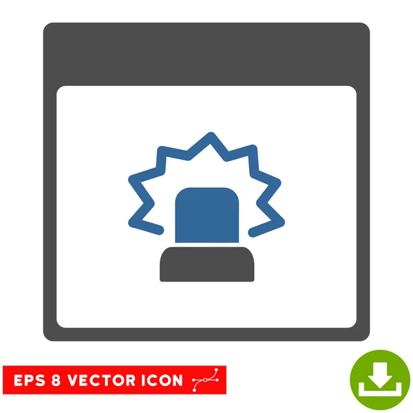 Alarm Kalender Seite Vektor eps Symbol — Stockvektor