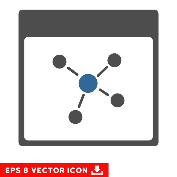 Зв'язки Сторінка календаря Векторні піктограми Eps — стоковий вектор
