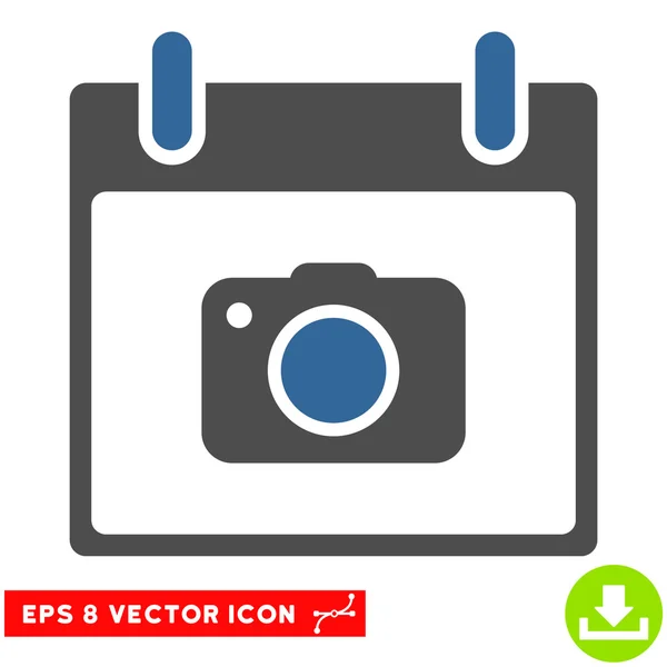 Foto Kamera Kalender Tag Vektor eps Symbol — Stockvektor