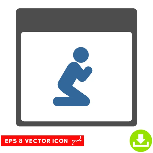 Orar Persona Calendario Página Vector Eps icono — Archivo Imágenes Vectoriales