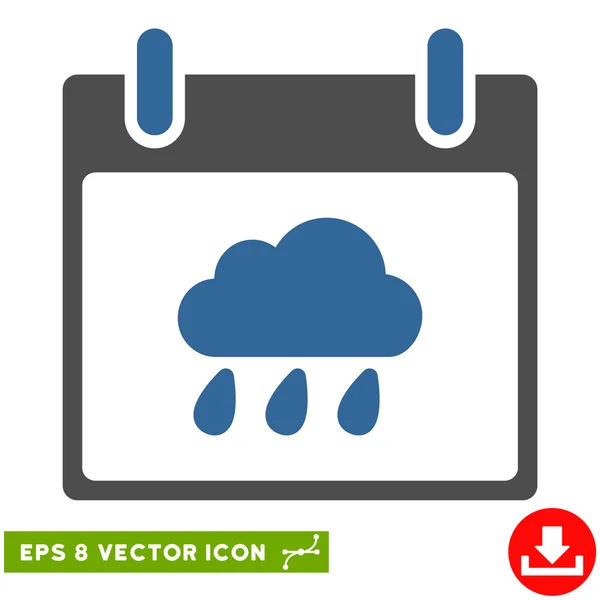 Векторная икона "День дождевого облака" — стоковый вектор