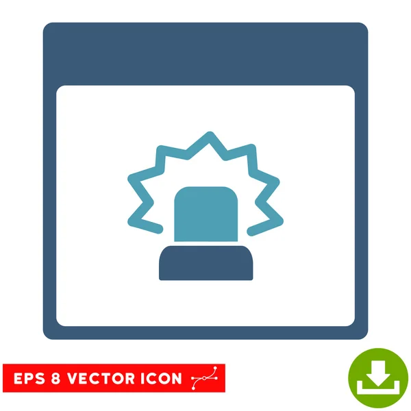 Alarm Kalender Seite Vektor eps Symbol — Stockvektor