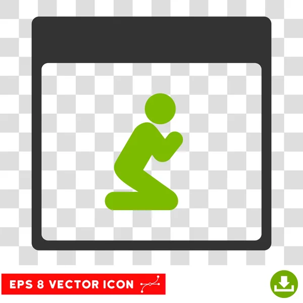 Orar Persona Calendario Página Eps Vector Icono — Archivo Imágenes Vectoriales