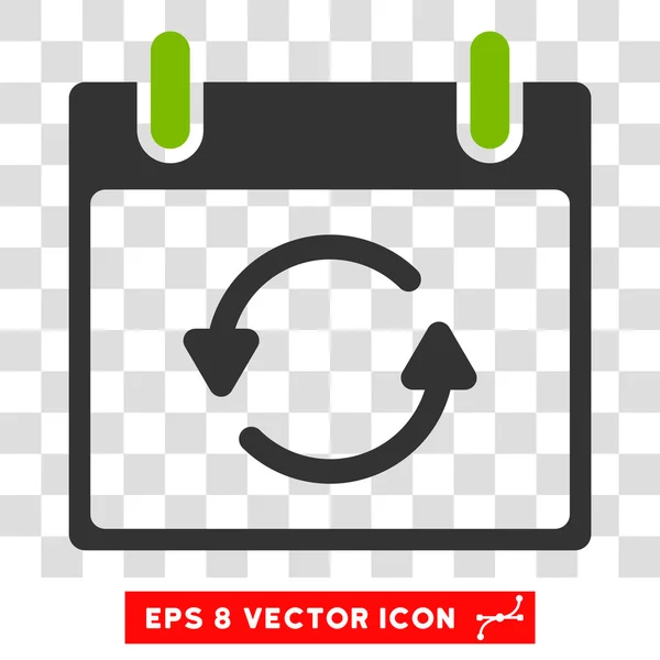 Atualizar calendário Dia Eps Vector Ícone — Vetor de Stock