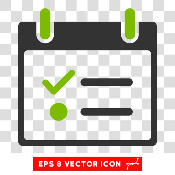 Todo-Liste Kalendertag eps Vektor-Symbol — Stockvektor