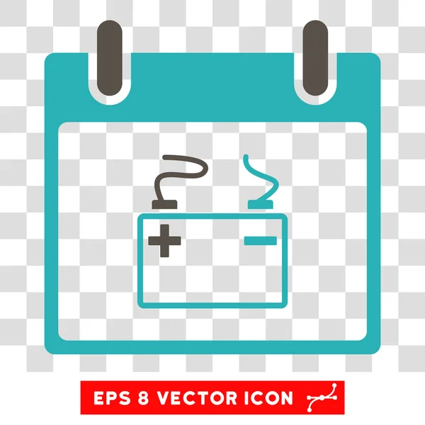 Accumulator Calendar Day Eps Vector Icon — Stock Vector