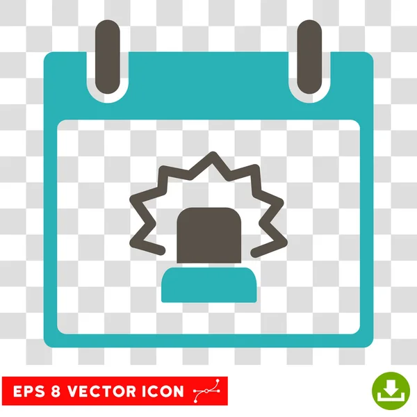 Alarm Kalendertag eps Vektor-Symbol — Stockvektor