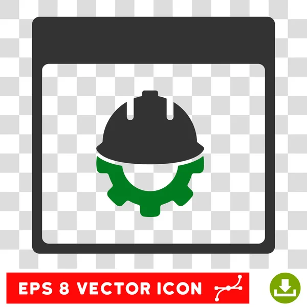 Página de Calendário de Desenvolvimento Eps Vector Icon — Vetor de Stock