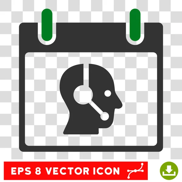 Operator kalender tag eps vektorsymbol — Stockvektor