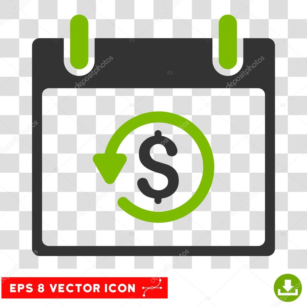 Refund Calendar Day Eps Vector Icon