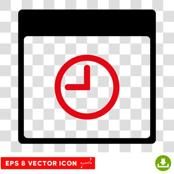 Time Calendar Page Eps Vector Icon — Stock Vector