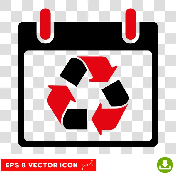 Векторная икона "Recycle Calendar Day" — стоковый вектор