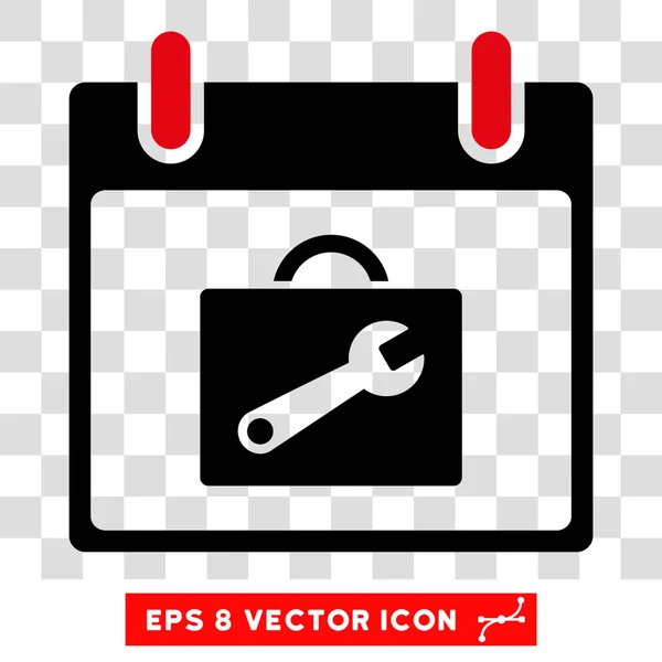 Werkzeugkasten Kalender Tag eps Vektor-Symbol — Stockvektor