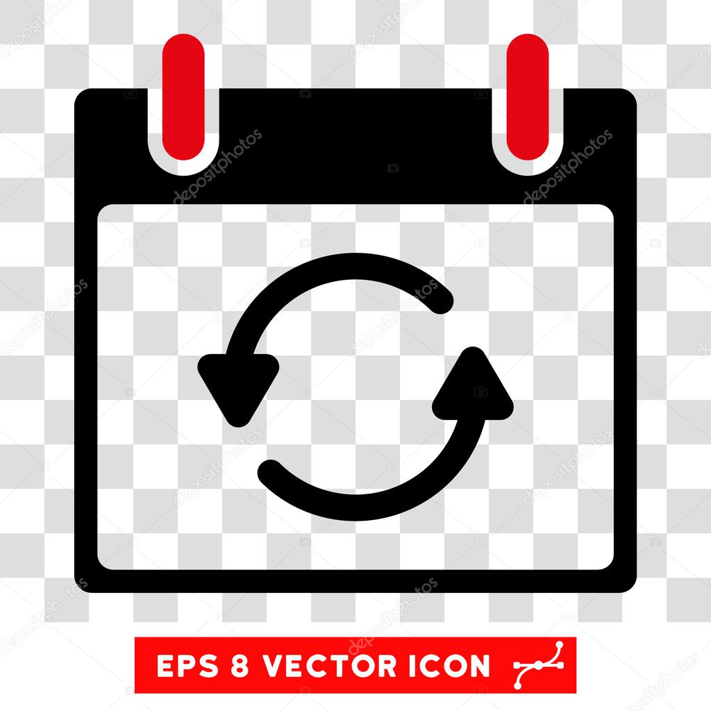 Refresh Calendar Day Eps Vector Icon