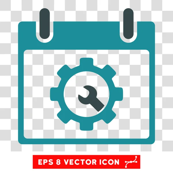 Options Tools Calendar Day Eps Vector Icon — Stock Vector