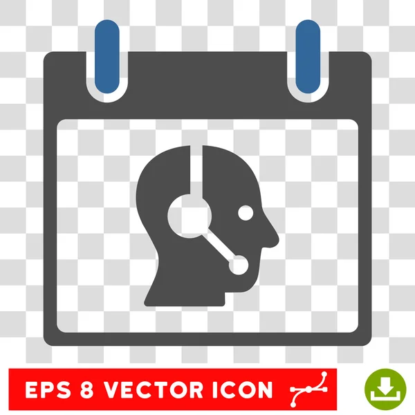 Operator kalender tag eps vektorsymbol — Stockvektor